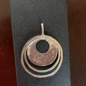 Vintage (.925) Sterling Silver Spiral Pendant
